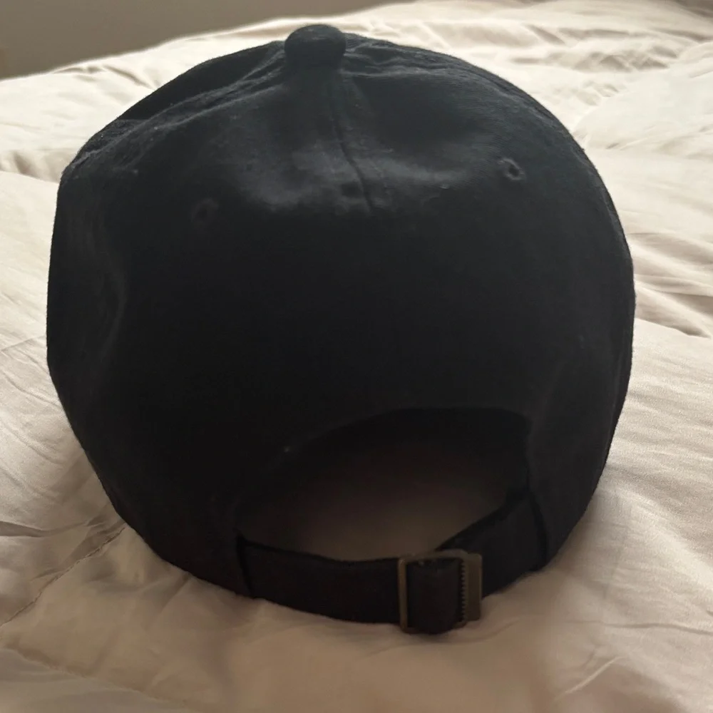 Academy Fits Black Baseball Cap Embroidered ENOUGH Hat Christine Caine - Picture 6 of 8